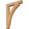 Ekena Millwork Thorton Block Smooth Bracket, Western Red Cedar, 3 1/2"W x 26"D x 34"H BKT04X26X34THR05SWR - alternate 1